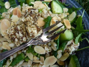 Yotam's Pearl Barley Salad with parsley and cucumber