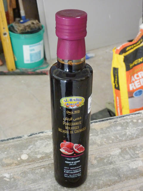 Bottle of Pomegranate Molasses