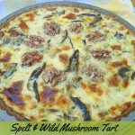 Wild Mushroom Tart known as Svamptarte in Sweden