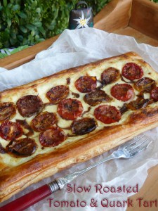Slow Roasted Tomato & Quark Tart
