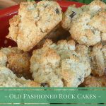 old fashioned rock cakes with currants