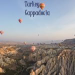 Balloon flight over the fairy chimneys of Cappadocia, Turkey