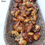 tray of tamari spiced nuts